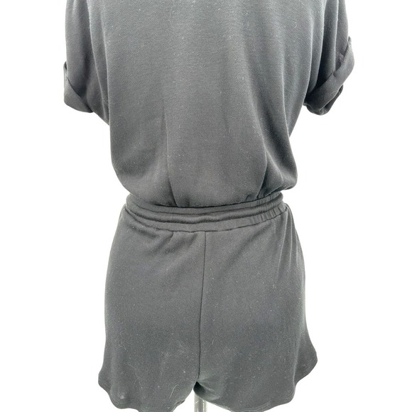 L*Space Great Escape‎ Romper Black Modal Short Sleeve Size XS - Picture 8 of 10